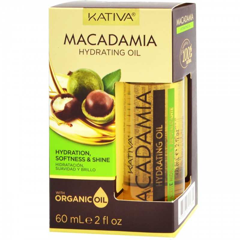 Kativa Macadamia Hydrating Oil 60ml, olejek Kativa Macadamia Hydrating Oil 60ml, olejek