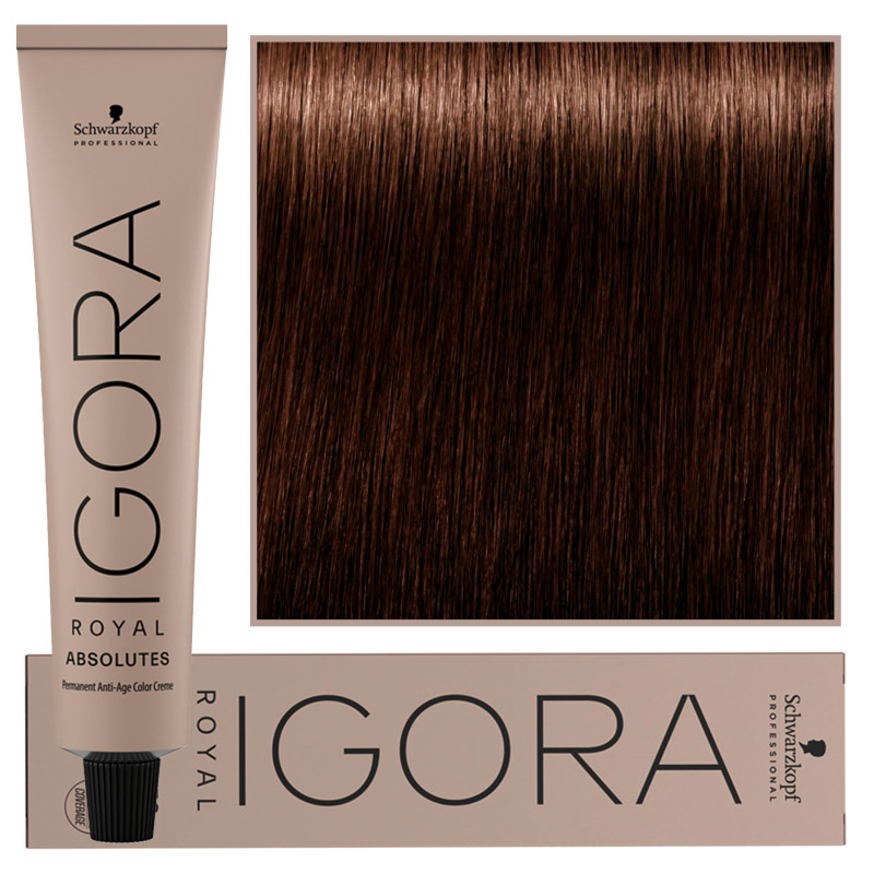 Schwarzkopf Professional Igora Royal Absolutes - trwała farba do włosów z kolagenem, 60ml