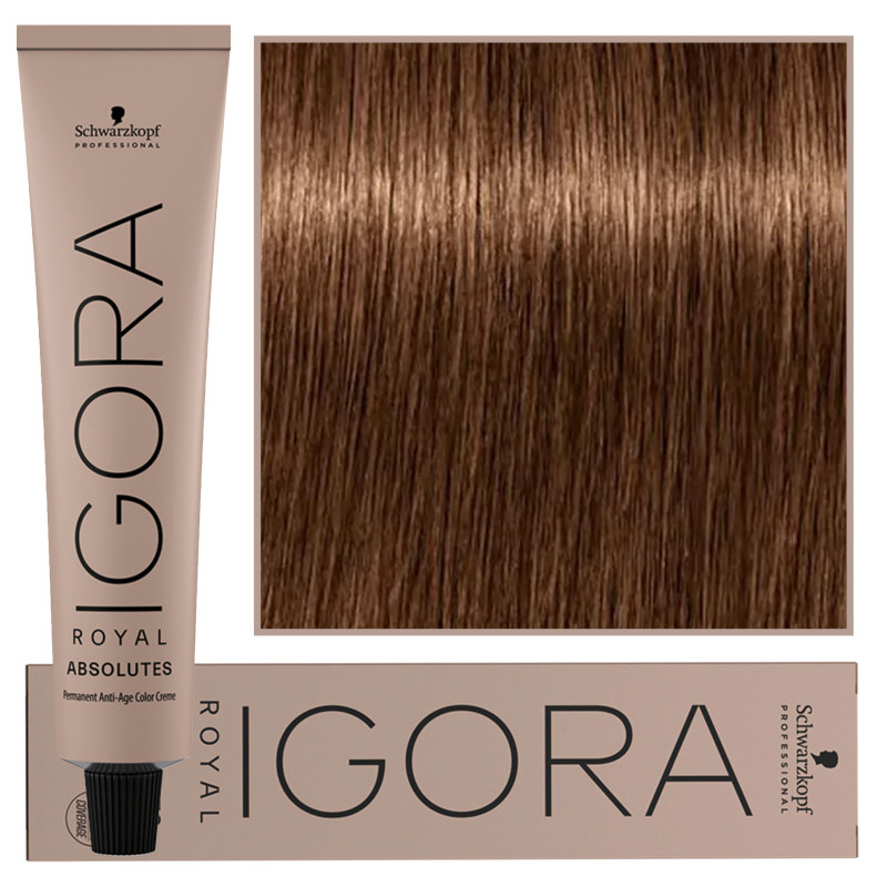 Schwarzkopf Professional Igora Royal Absolutes - trwała farba do włosów z kolagenem, 60ml