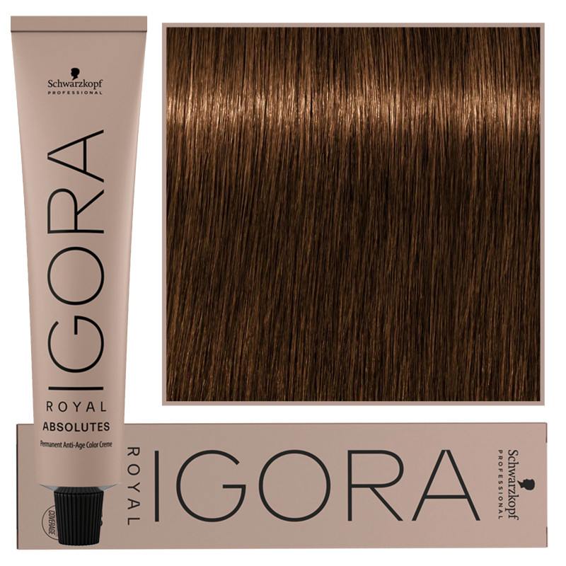Schwarzkopf Professional Igora Royal Absolutes - trwała farba do włosów z kolagenem, 60ml