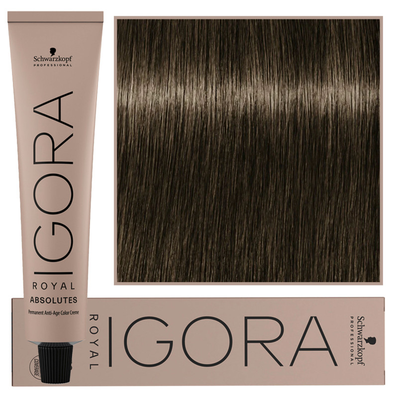 Schwarzkopf Professional Igora Royal Absolutes - trwała farba do włosów z kolagenem, 60ml