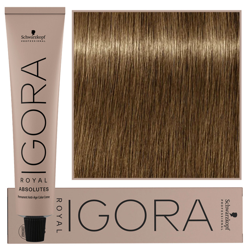 Schwarzkopf Professional Igora Royal Absolutes - trwała farba do włosów z kolagenem, 60ml
