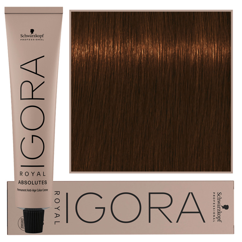 Schwarzkopf Professional Igora Royal Absolutes - trwała farba do włosów z kolagenem, 60ml