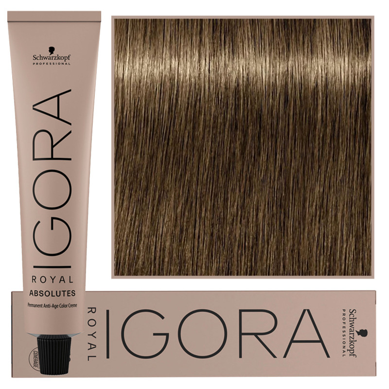 Schwarzkopf Professional Igora Royal Absolutes - trwała farba do włosów z kolagenem, 60ml