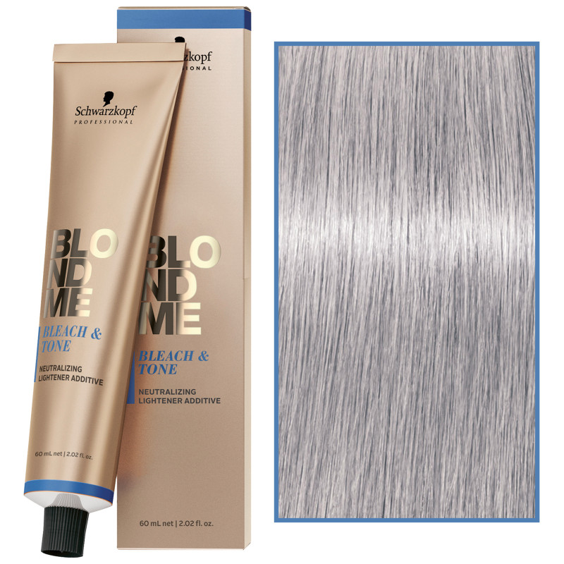 Schwarzkopf Professional BlondMe Bleach&Tone – krem rozjaśniająco-tonujący do włosów, 60ml