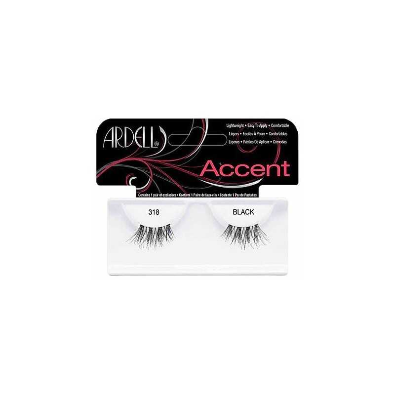 Ardell Accent rzęsy połówki 318 BLACK efekt kociego, zalotnego spojrzenia Ardell Accent rzęsy połówki 318 BLACK efekt kociego, zalotnego spojrzenia