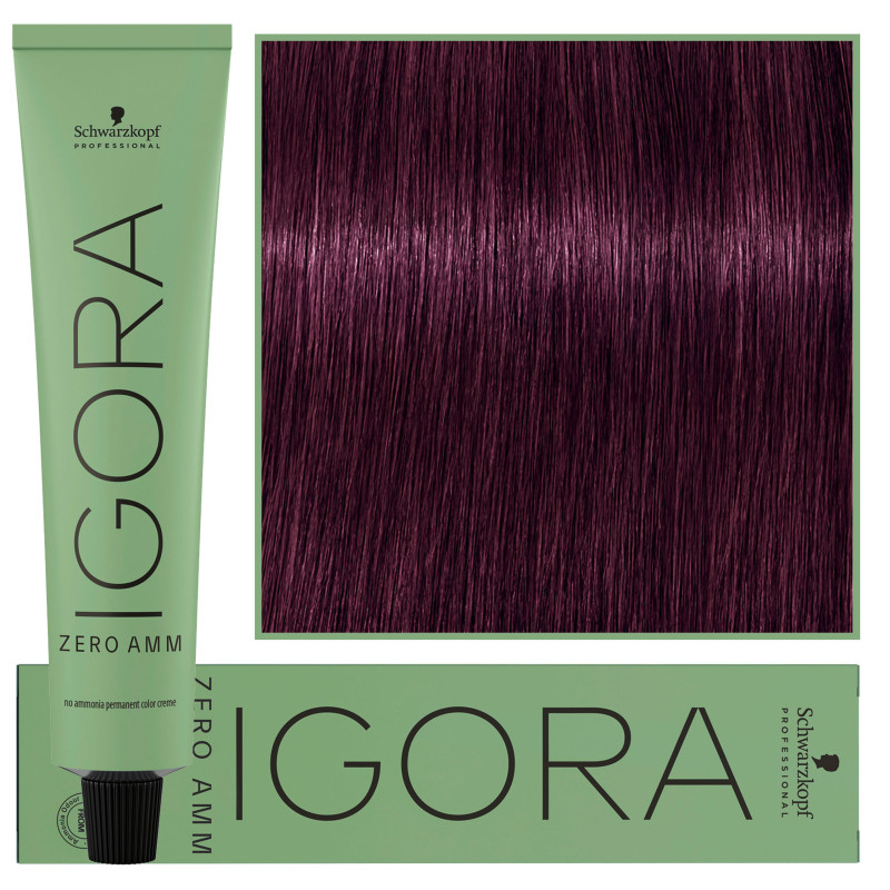 Schwarzkopf Professional Igora Zero Amm - profesjonalna farba do włosów bez amoniaku, 60ml