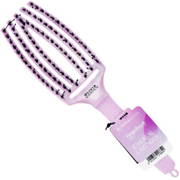 Olivia Garden Finger Brush Medium Arctic Lights - delikatna szczotka do włosów, różne kolory