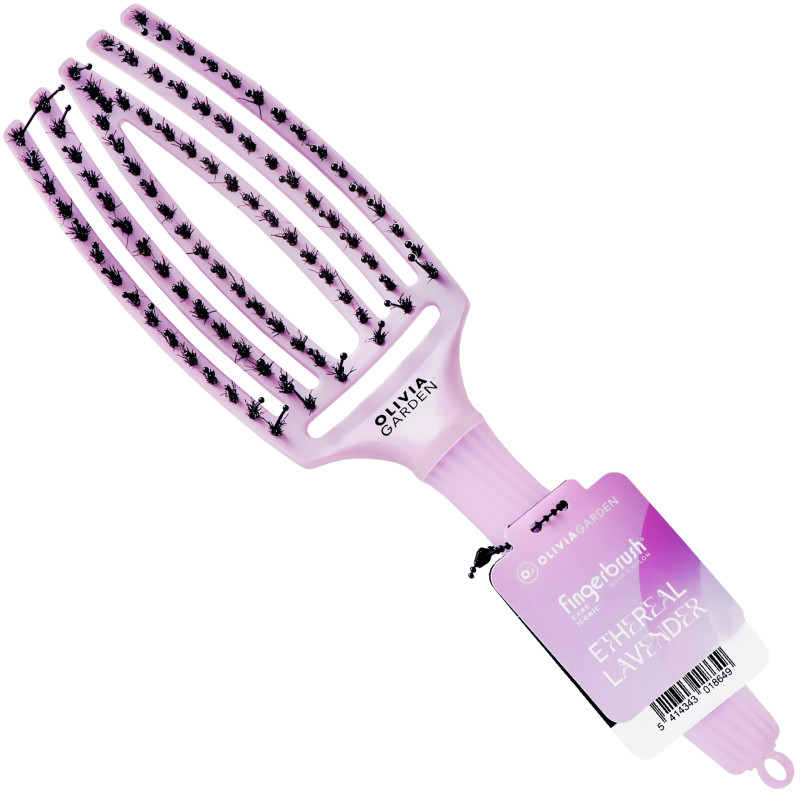 Olivia Garden Finger Brush Medium Arctic Lights - delikatna szczotka do włosów, różne kolory