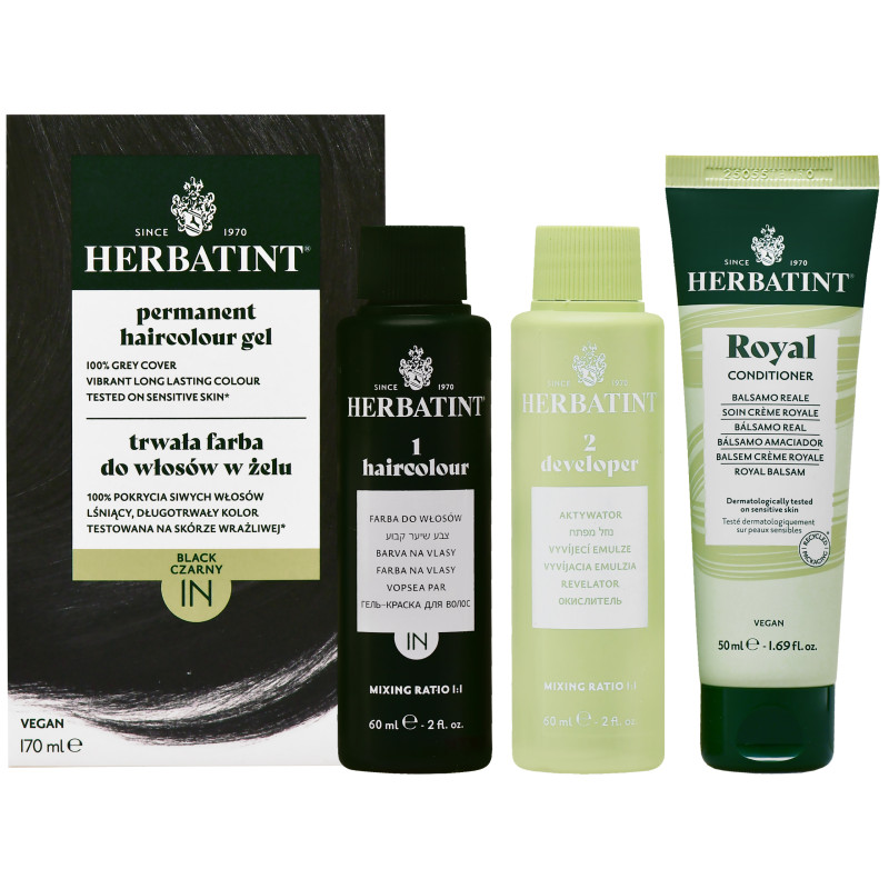 Herbatint Permanent Haircolour Gel – trwała, ziołowa farba do włosów w żelu, 170ml