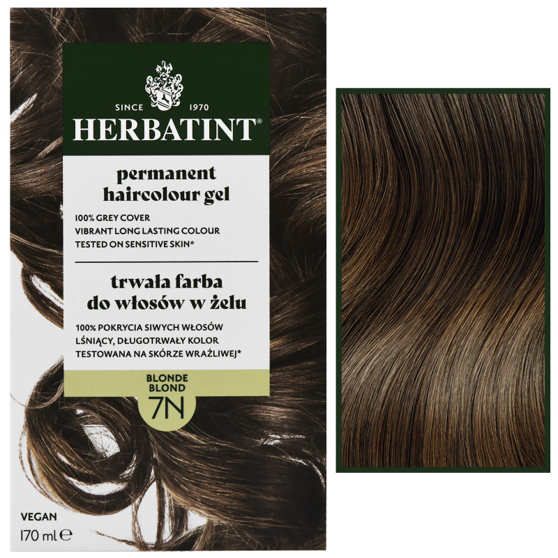 Herbatint Permanent Haircolour Gel – trwała, ziołowa farba do włosów w żelu, 170ml