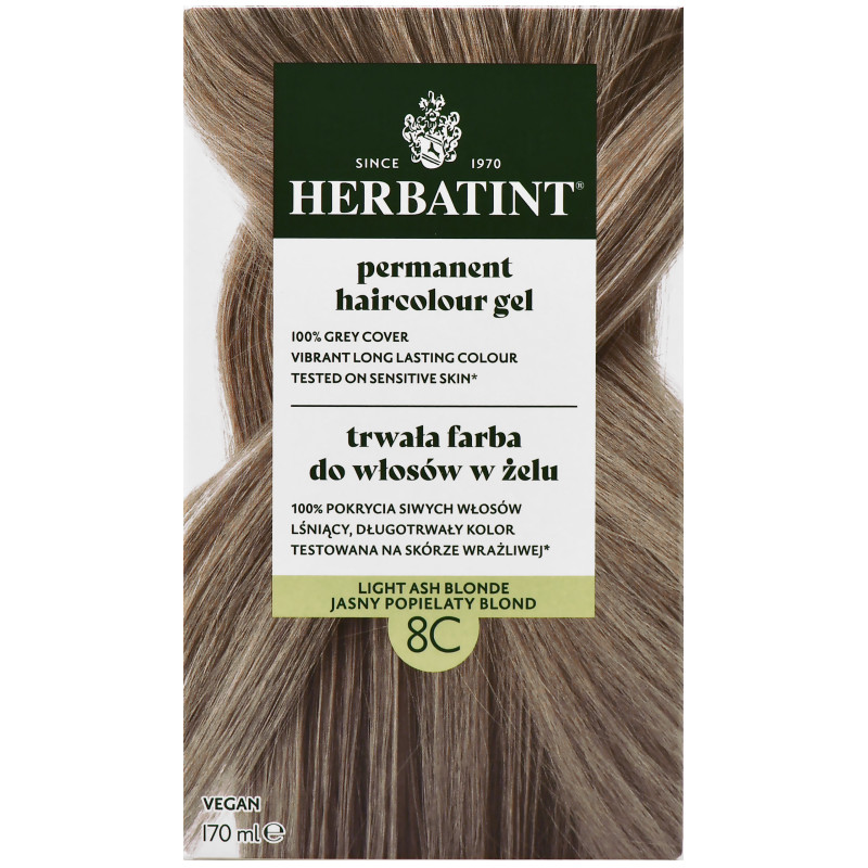 Herbatint Permanent Haircolour Gel – trwała, ziołowa farba do włosów w żelu, 170ml