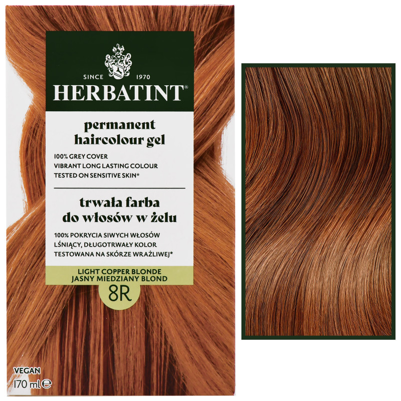 Herbatint Permanent Haircolour Gel – trwała, ziołowa farba do włosów w żelu, 170ml