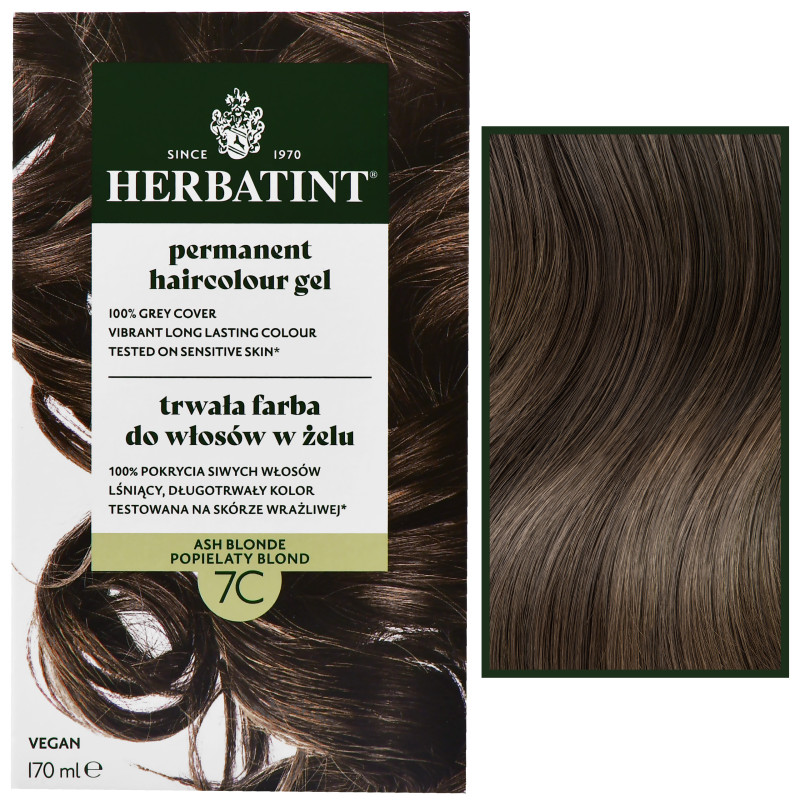 Herbatint Permanent Haircolour Gel – trwała, ziołowa farba do włosów w żelu, 170ml