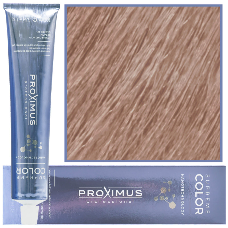 Proximus Supreme Color Nanotechnology – profesjonalna farba do włosów z kwasem hialuronowym, 100ml