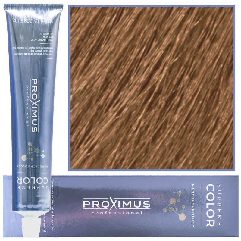 Proximus Supreme Color Nanotechnology – profesjonalna farba do włosów z kwasem hialuronowym, 100ml