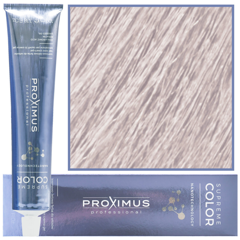 Proximus Supreme Color Nanotechnology – profesjonalna farba do włosów z kwasem hialuronowym, 100ml