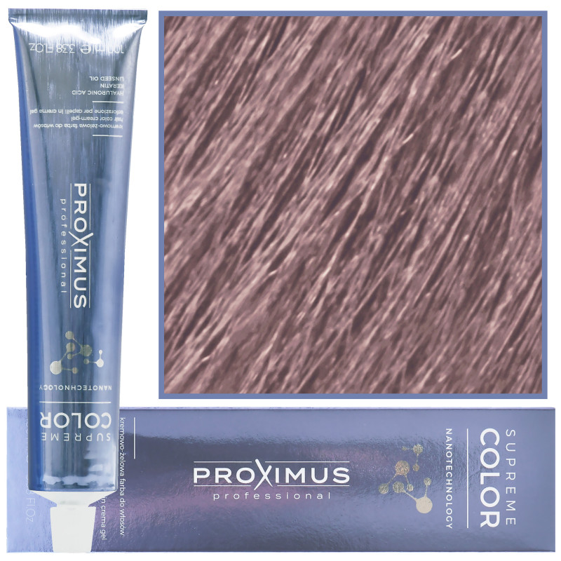 Proximus Supreme Color Nanotechnology – profesjonalna farba do włosów z kwasem hialuronowym, 100ml
