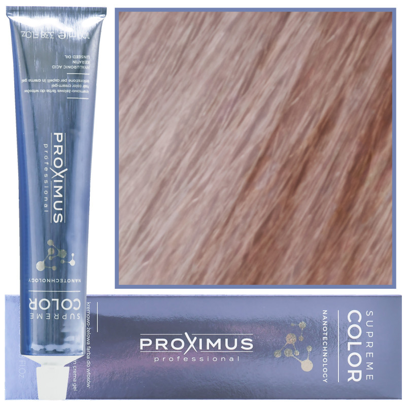 Proximus Supreme Color Nanotechnology – profesjonalna farba do włosów z kwasem hialuronowym, 100ml