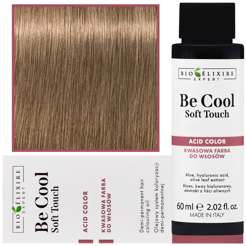Bioelixire Be Cool Soft Touch - wegańska farba do włosów o kwasowej formule, 60ml