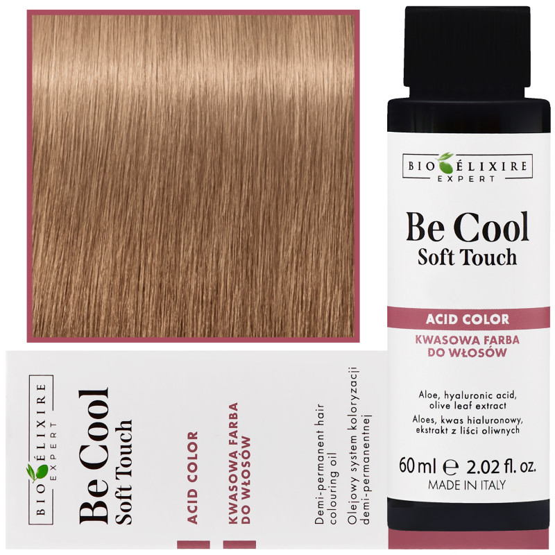 Bioelixire Be Cool Soft Touch - wegańska farba do włosów o kwasowej formule, 60ml