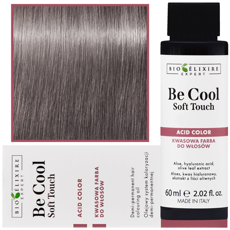 Bioelixire Be Cool Soft Touch - wegańska farba do włosów o kwasowej formule, 60ml