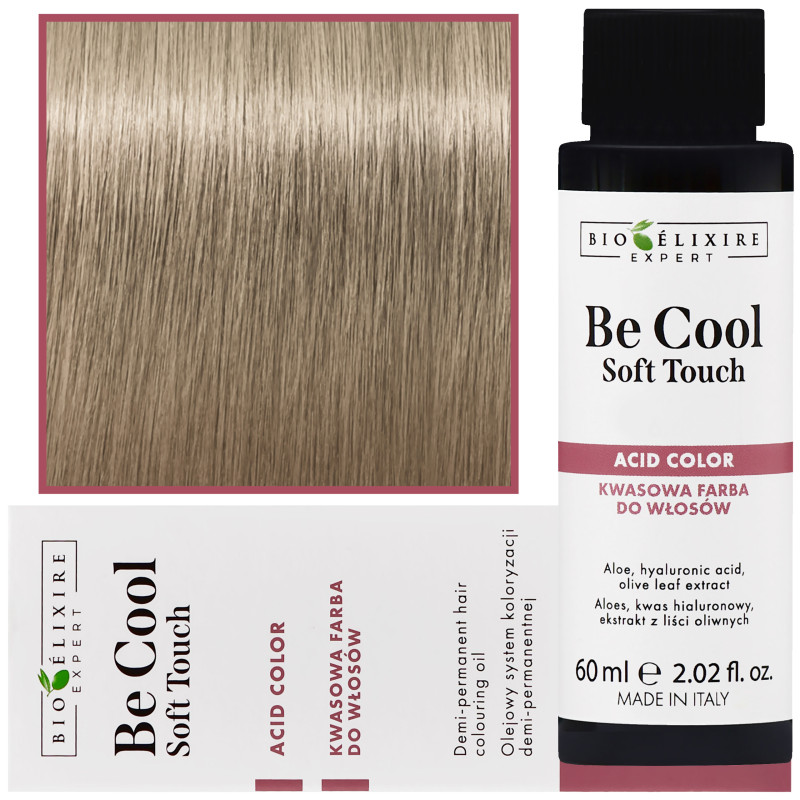 Bioelixire Be Cool Soft Touch - wegańska farba do włosów o kwasowej formule, 60ml