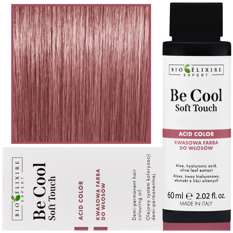 Bioelixire Be Cool Soft Touch - wegańska farba do włosów o kwasowej formule, 60ml