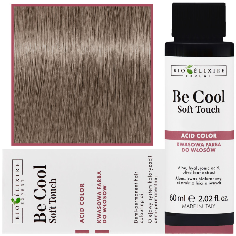 Bioelixire Be Cool Soft Touch - wegańska farba do włosów o kwasowej formule, 60ml