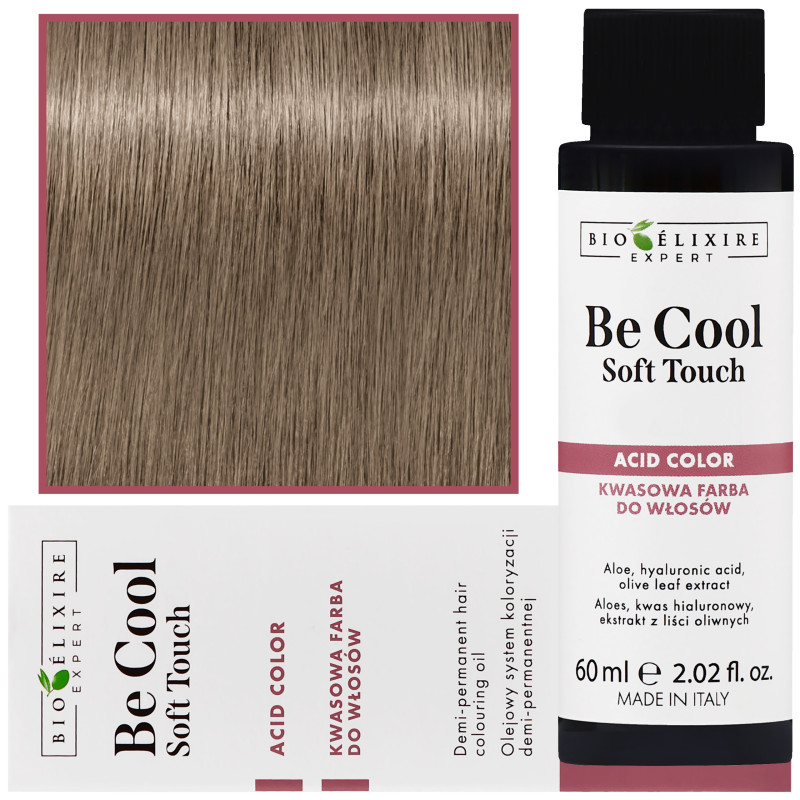 Bioelixire Be Cool Soft Touch - wegańska farba do włosów o kwasowej formule, 60ml