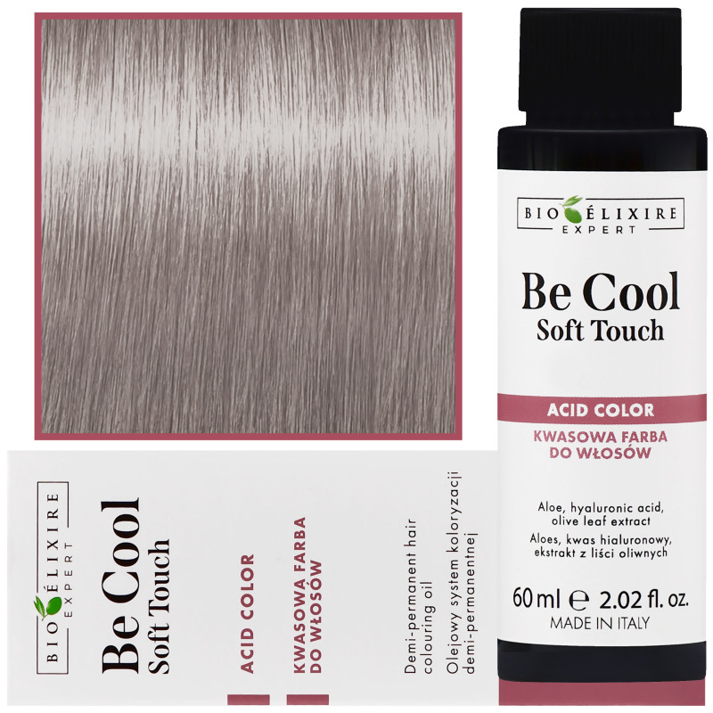 Bioelixire Be Cool Soft Touch - wegańska farba do włosów o kwasowej formule, 60ml