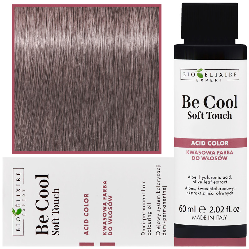 Bioelixire Be Cool Soft Touch - wegańska farba do włosów o kwasowej formule, 60ml