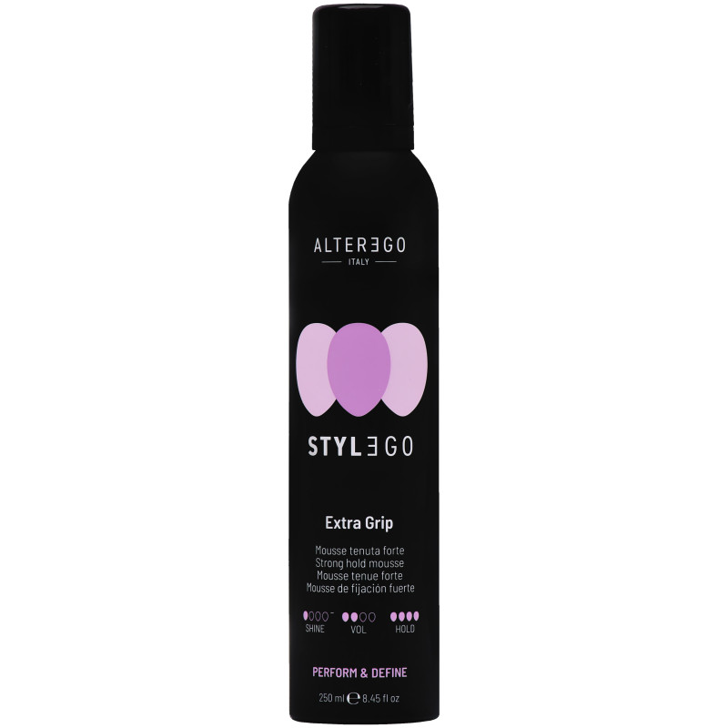 Alter Ego StylEgo Extra Grip Mousse – pianka do stylizacji o mocnym utrwaleniu, 250 ml