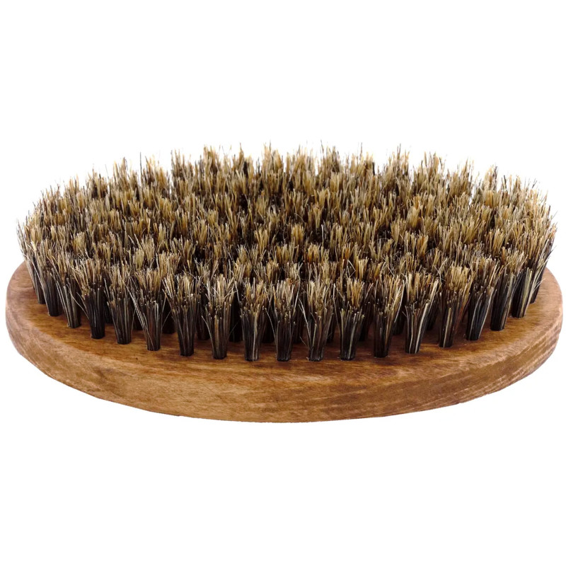 Kartacz do pielęgnacji brody z naturalnym włosiem dzika - średni rozmiar