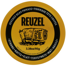 Reuzel Strong Matte Clay Pomade – matowa pomada o mocnym chwycie, 95g