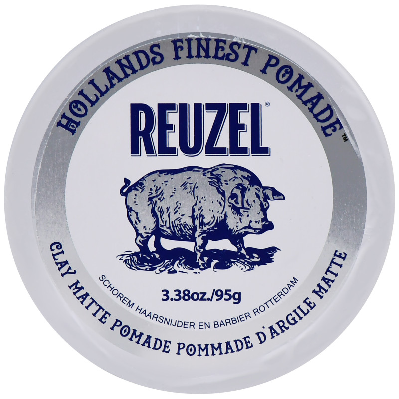 Reuzel Clay Matte Pomade – matująca pomada do włosów dla mężczyzn, 95g