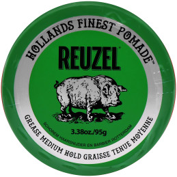 Reuzel Grease Medium Hold Pomade – pomada do włosów o średnim utrwaleniu i połysku, 95g