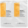 Fanola Nourishing Shampoo + Mask Set – zestaw do włosów suchych i zniszczonych, 2x15ml