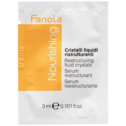 Fanola Nourishing Restructuring Crystals – serum do włosów suchych i puszących się, 3 ml