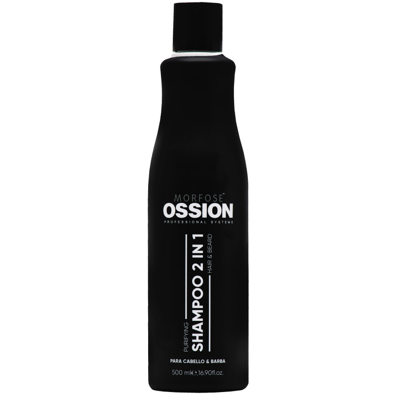 Morfose Ossion Premium Barber Purifying 2 in 1 Shampoo – szampon i odżywka dla mężczyzn, 500 ml