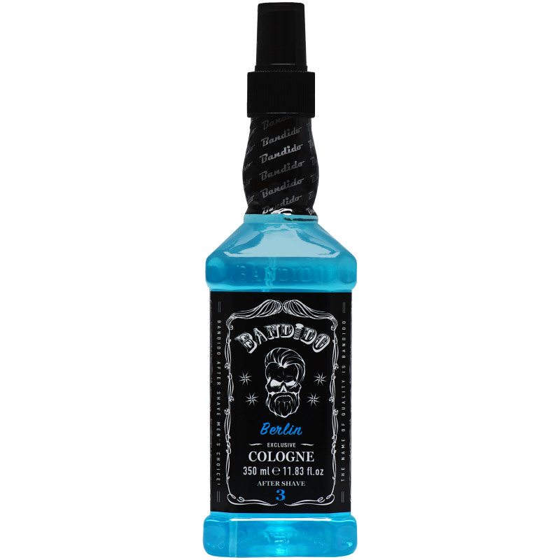 Bandido Aftershave Cologne Berlin – woda po goleniu dla mężczyzn, 350 ml