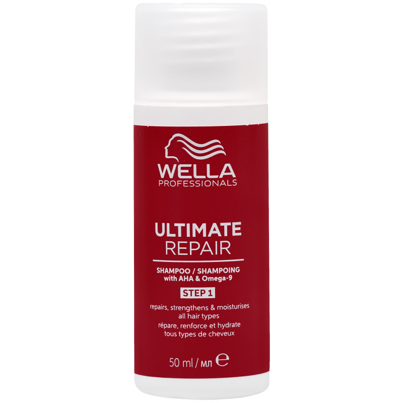 Wella Professionals Ultimate Repair Shampoo – regenerujący szampon do włosów zniszczonych, 50 ml