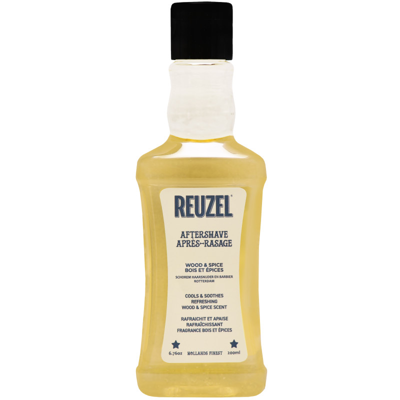Reuzel Wood & Spice Aftershave – woda po goleniu o drzewno-przyprawowym aromacie, 200 ml