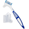 DeniCarte Szczoteczka do protez – higiena protez, niebieska rączka