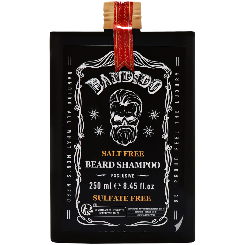 Bandido Beard Shampoo – szampon do brody dla mężczyzn, 250 ml