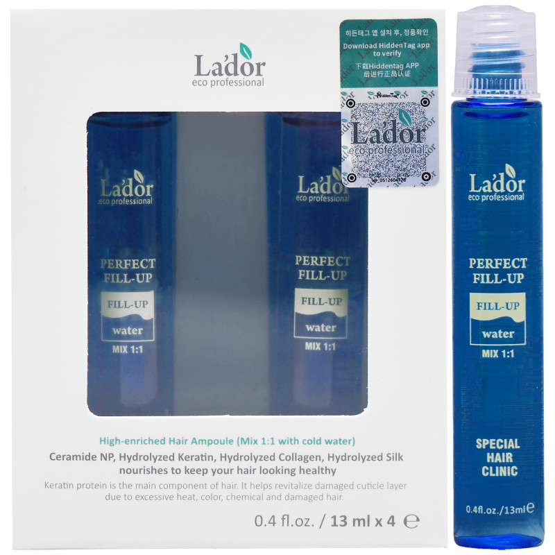 La'dor Perfect Hair Fill-Up Ampoule – ampułki regenerujące włosy, 4x13 ml