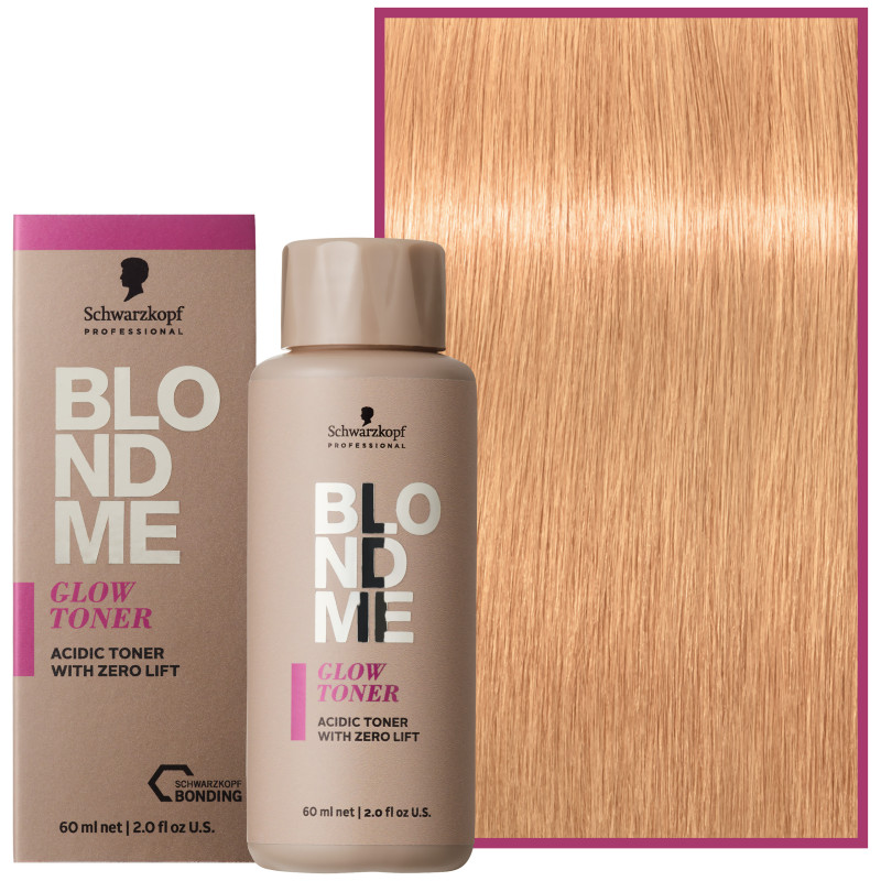 Schwarzkopf BlondMe Glow Toner – profesjonalny toner do włosów blond, 60 ml