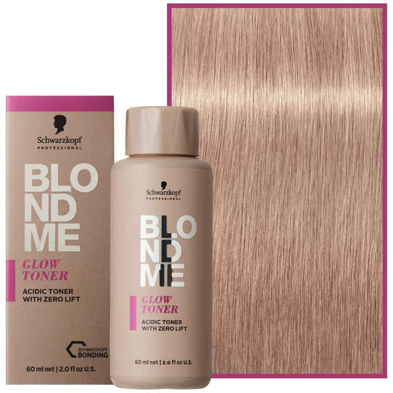 Schwarzkopf BlondMe Glow Toner – profesjonalny toner do włosów blond, 60 ml