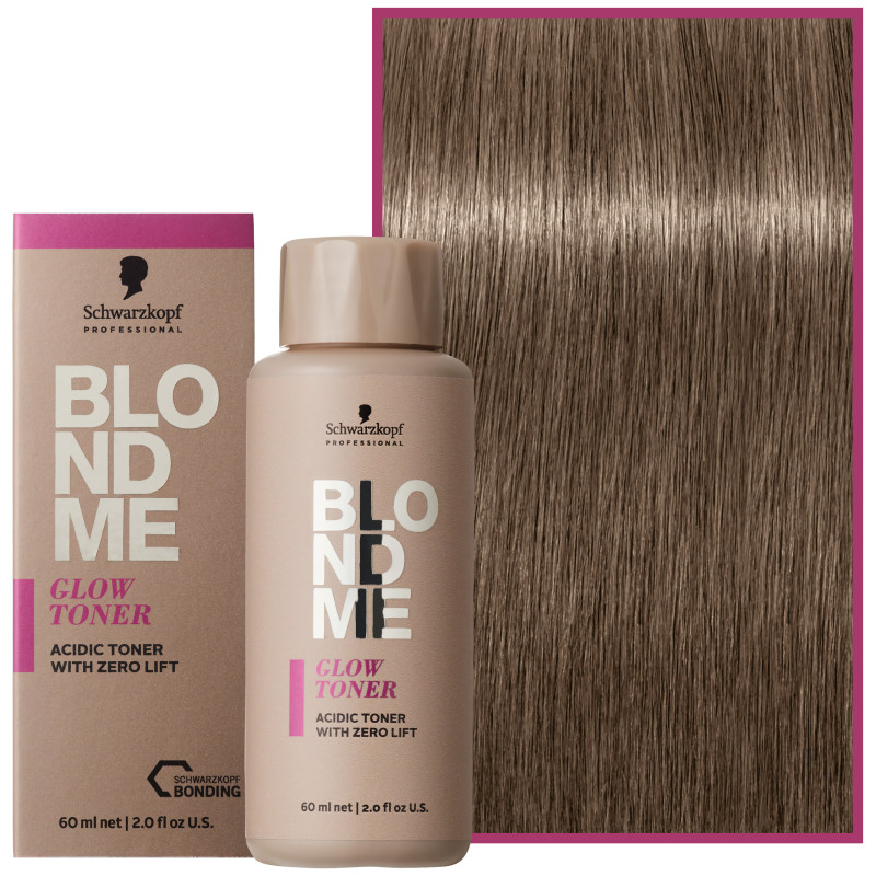 Schwarzkopf BlondMe Glow Toner – profesjonalny toner do włosów blond, 60 ml