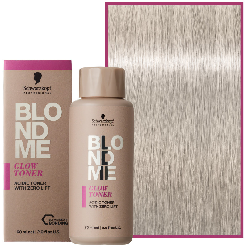 Schwarzkopf BlondMe Glow Toner – profesjonalny toner do włosów blond, 60 ml